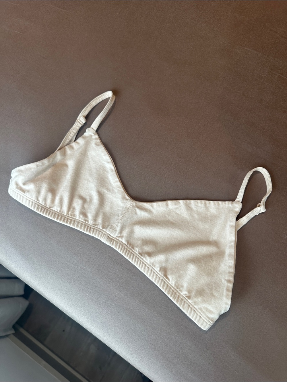Mate the label Organic Comfort Triangle Bralette - Sand